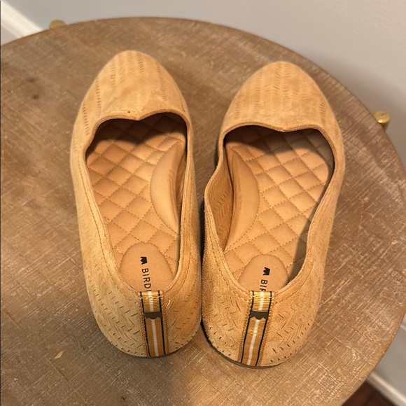 Birdies Tan Flats Woven Slip-On Loafers - Picture 3 of 3